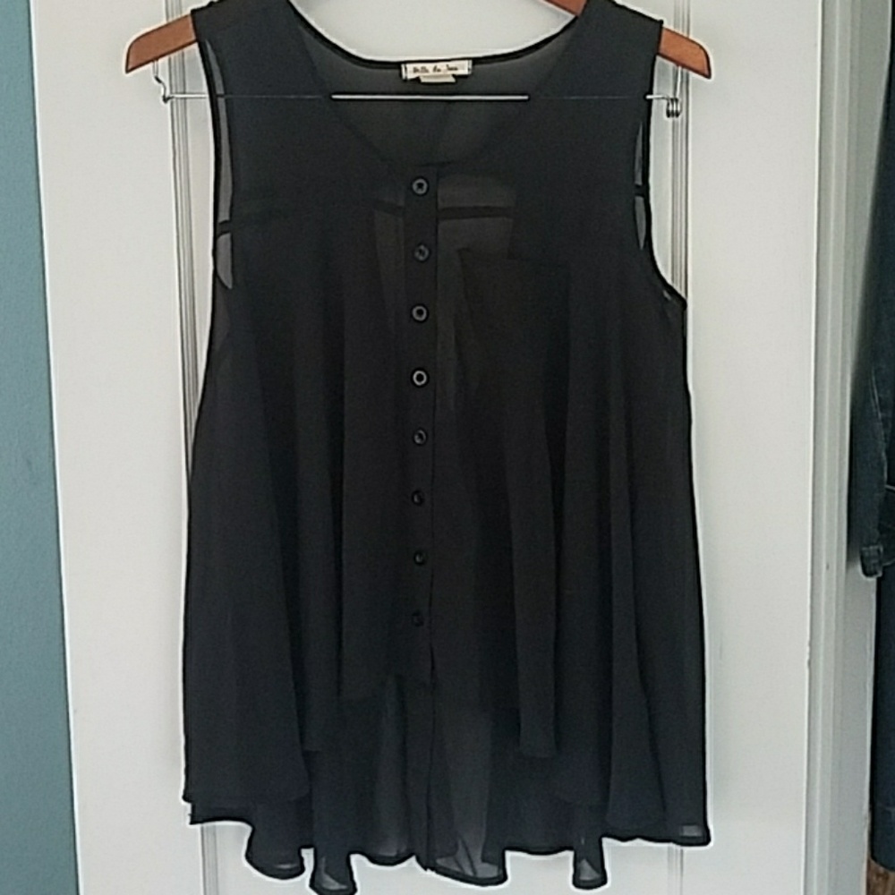 3/$20 Belle Du Jour - Button Up Blouse